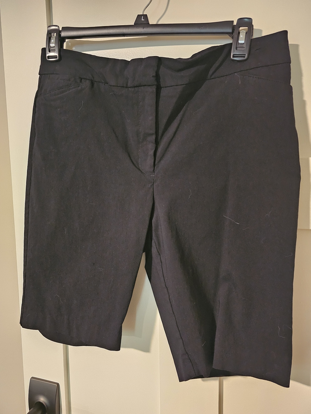 Attyre Black Tailored Bermuda Shorts